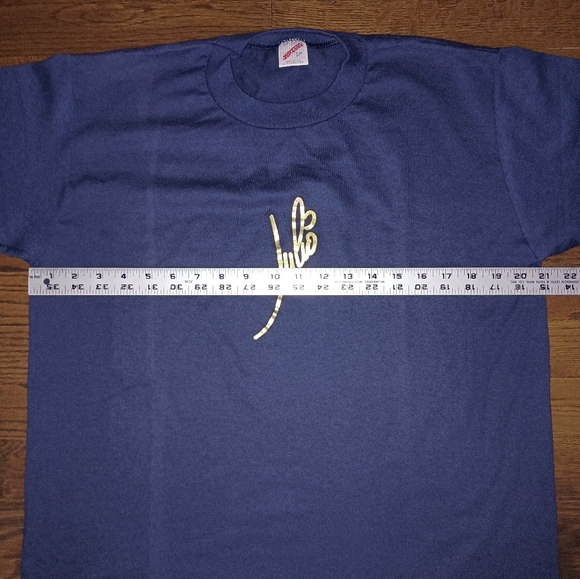 Mens Vintage Julio Iglesias Signature Single Stitch T-Shirt Size Large w/ Flaw - Picture 2 of 9